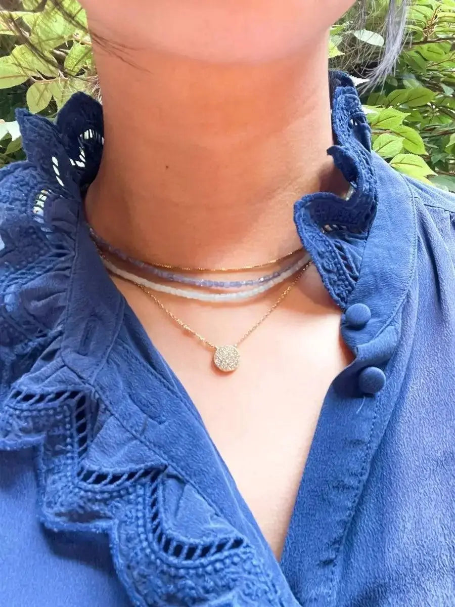 Ocean Mind – Kyanite Crystal Necklace view 3